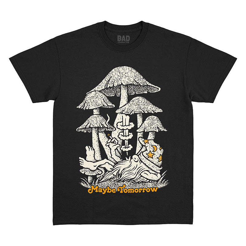Maybe Tomorrow Black Tee