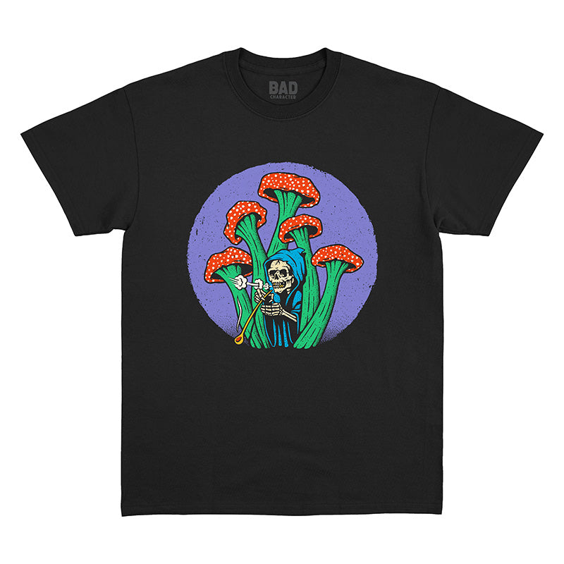 Mushroom Reaper Black Tee