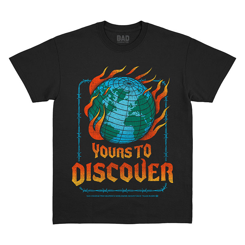 Yours To Discover Black Tee