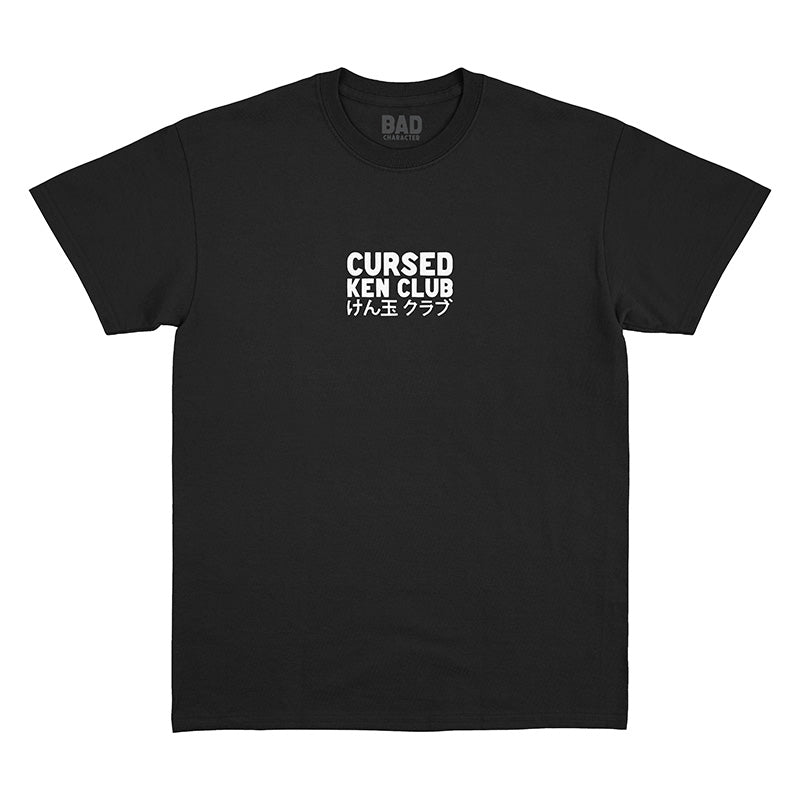 Cursed Ken Club Logo Black Tee