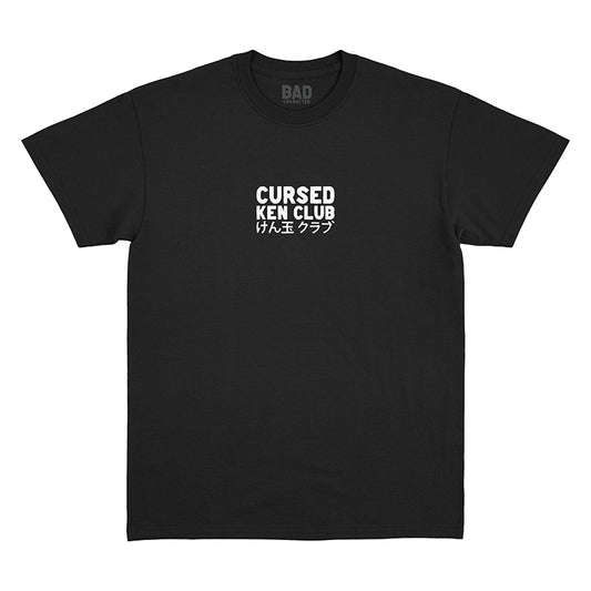 Cursed Ken Club Logo Black Tee
