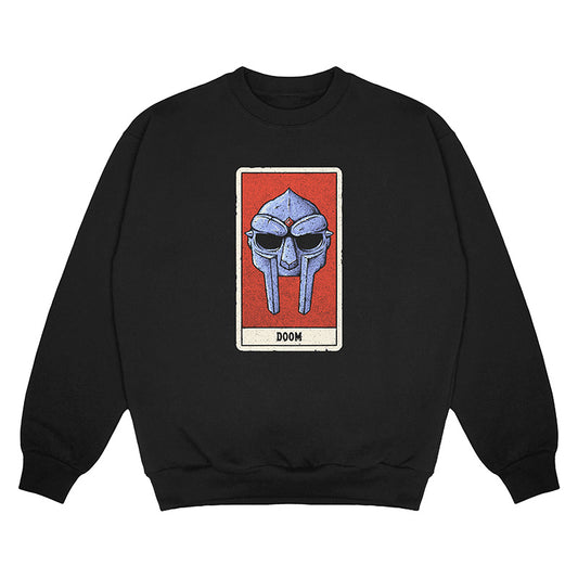 DOOM Tarot Card Black Crewneck