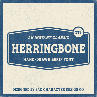 Herringbone Font
