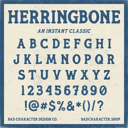 Herringbone Font