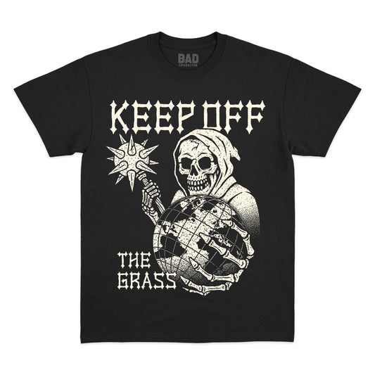 Keep Off The Grass Black Tee