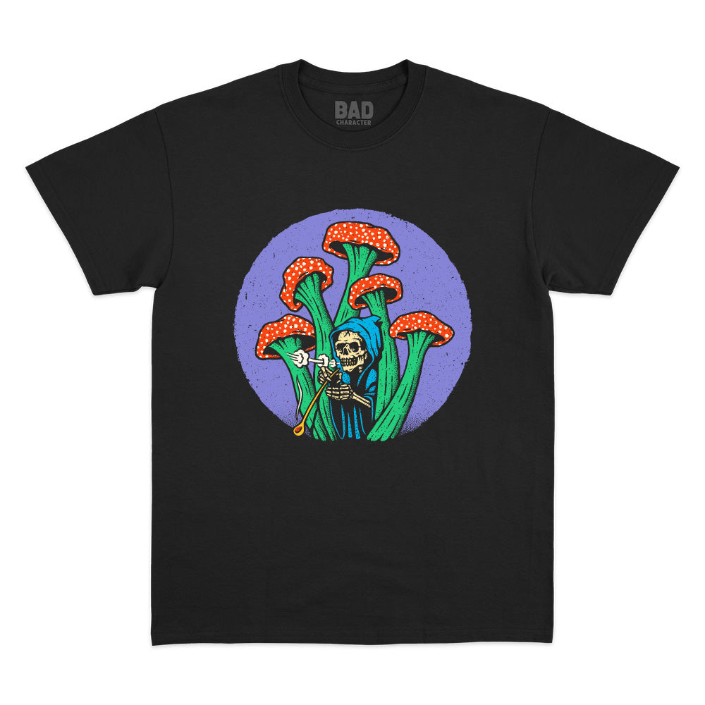 Mushroom Reaper Black Tee