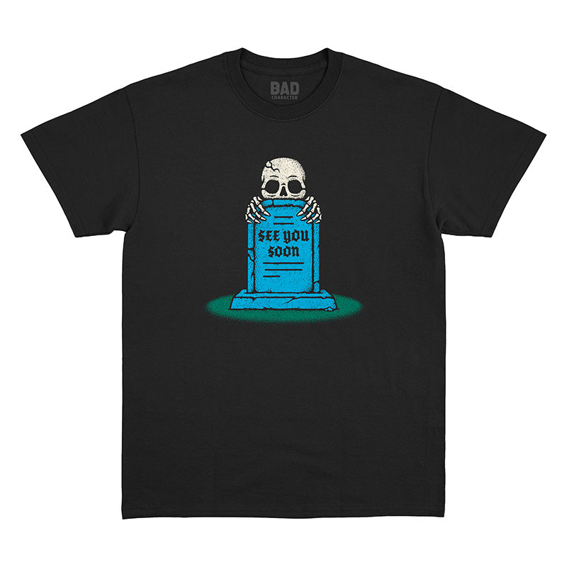 See You Soon Black Tee