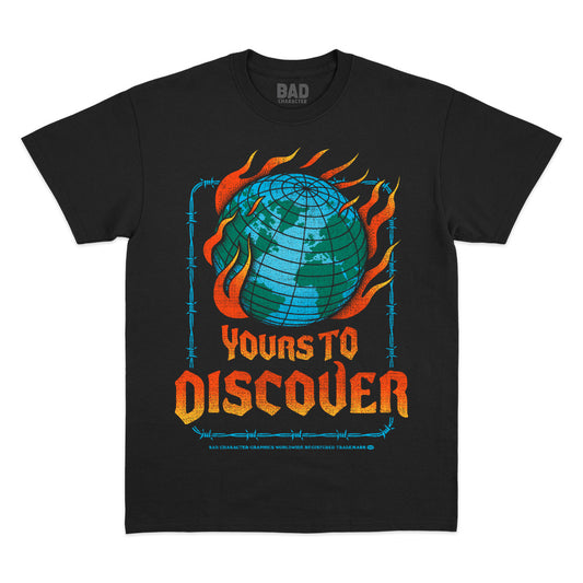 Yours To Discover Black Tee